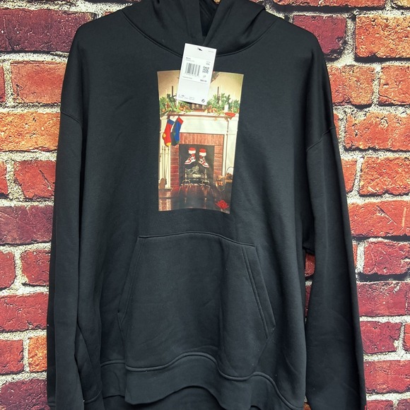 Jordan Other - Nike Air Jordan black retro 1 i Santa Clause Chimney hoodie hooded sweatshirt 2X